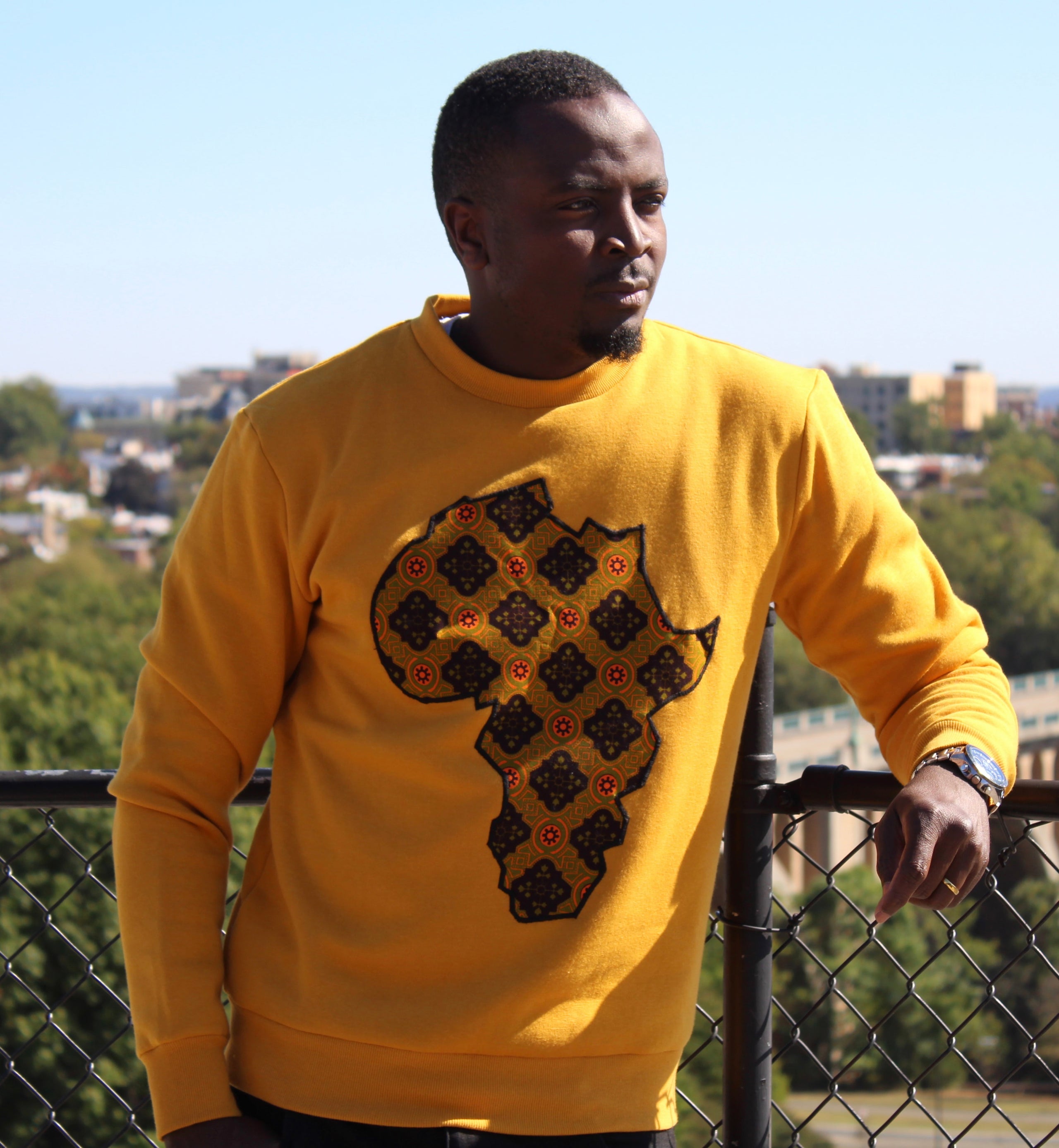 Mustard crewneck clearance